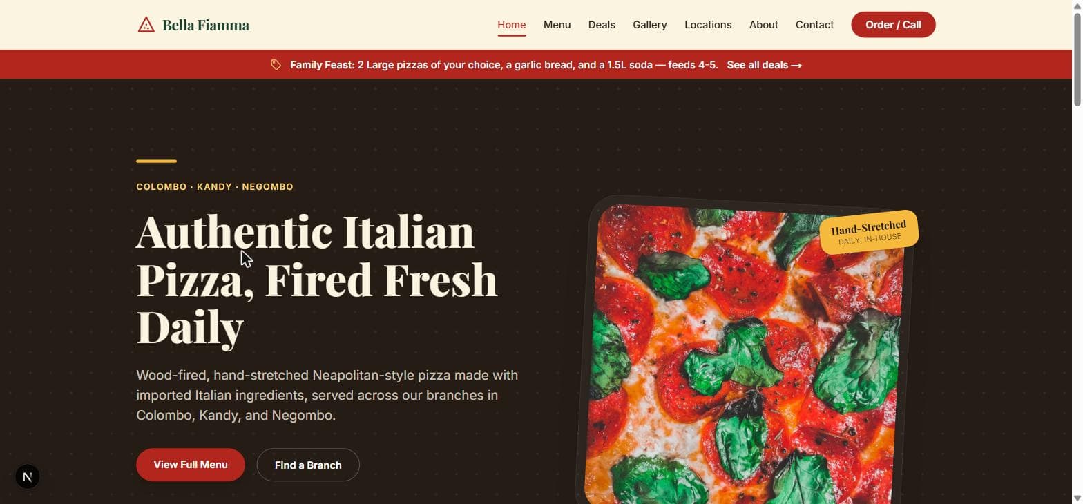 Pizza restaurant